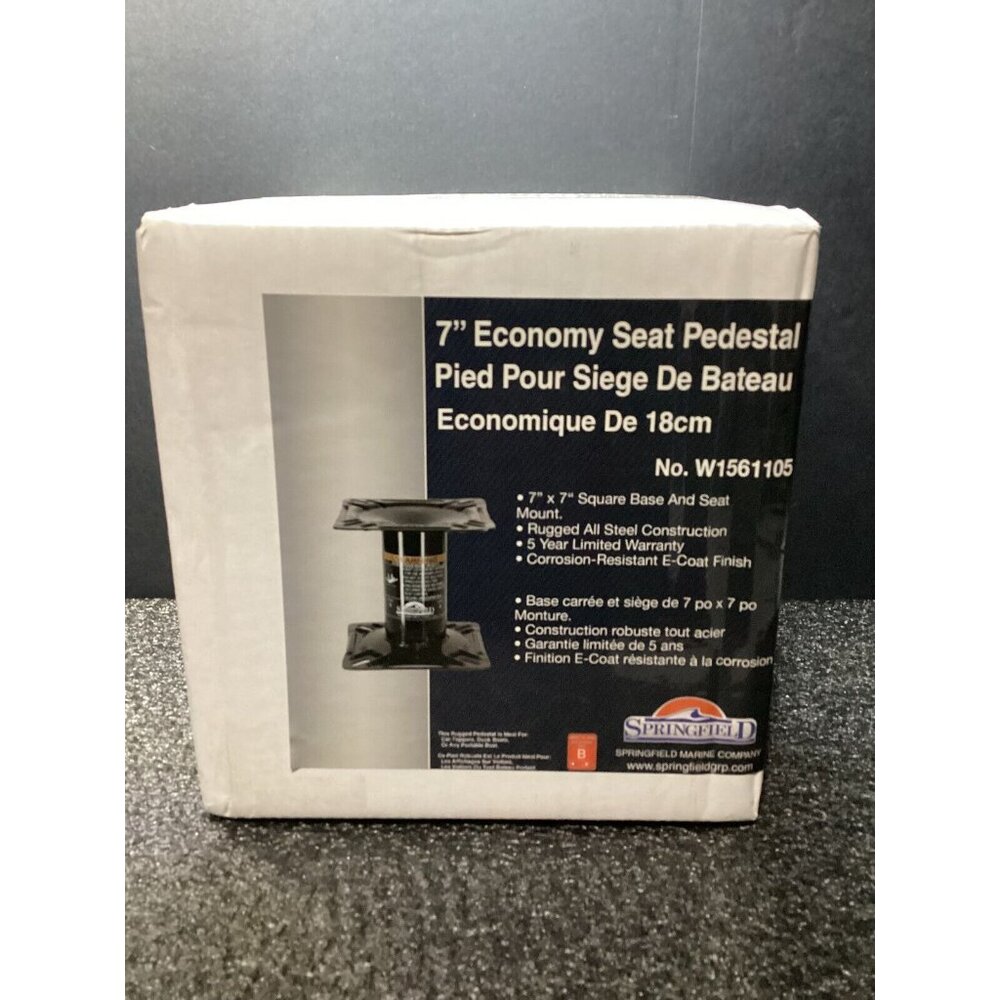 Springfield 7" Economy Seat Pedestal #W1561105 Brand New Sealed Box